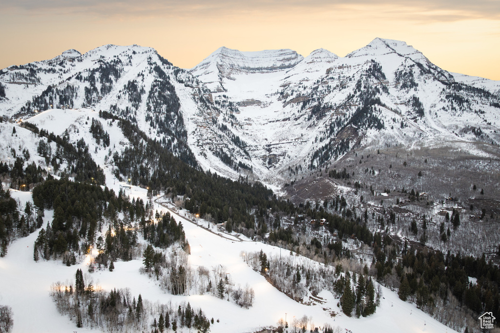 View of mountain background