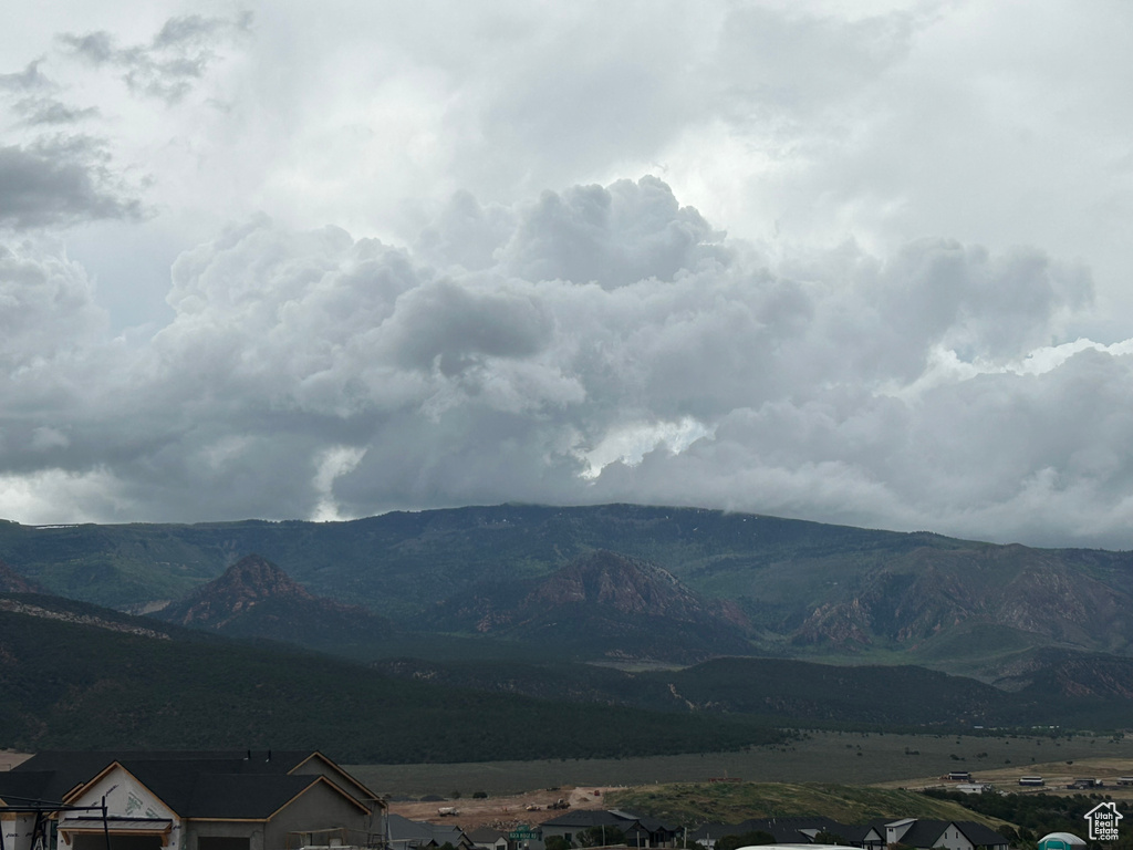 View of mountain background