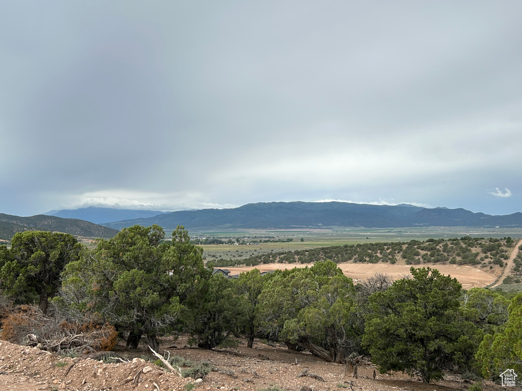 View of mountain background