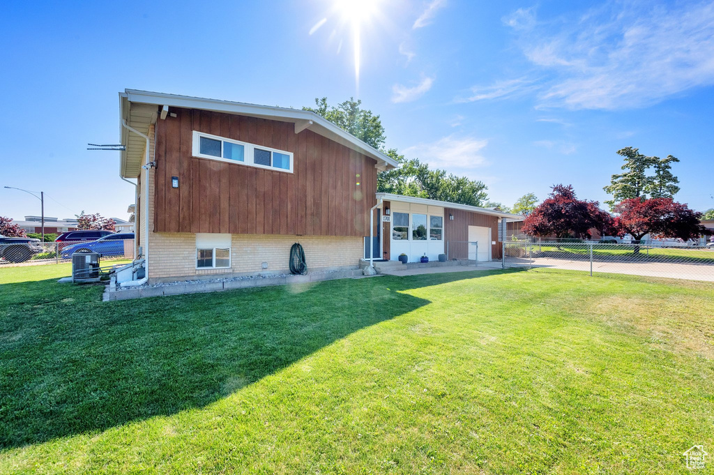 View of front of property featuring brick siding