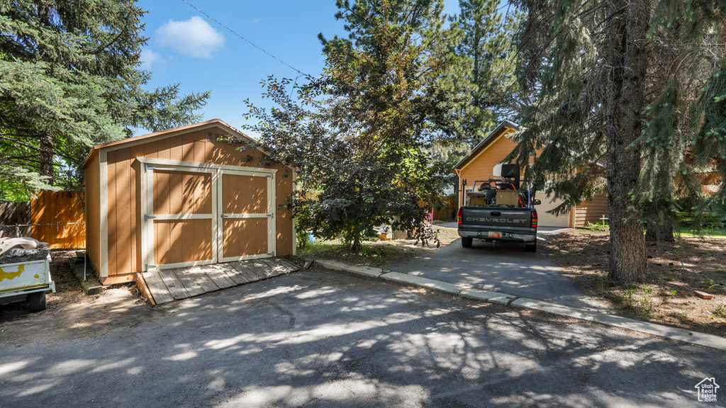 View of shed