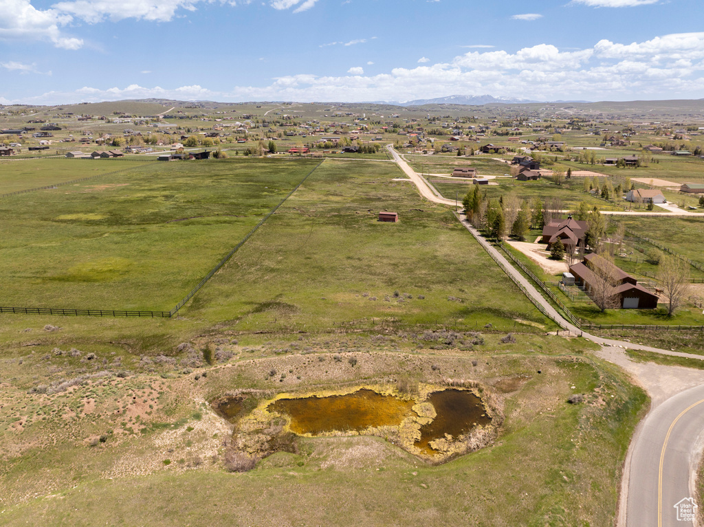 View of rural area with a mountainous background