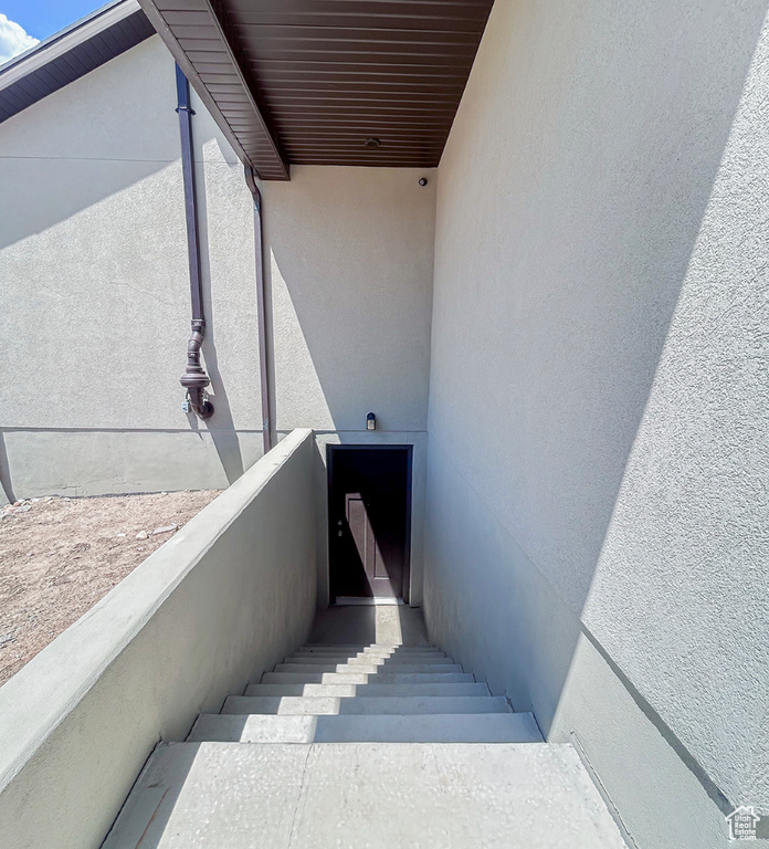 View of stairway