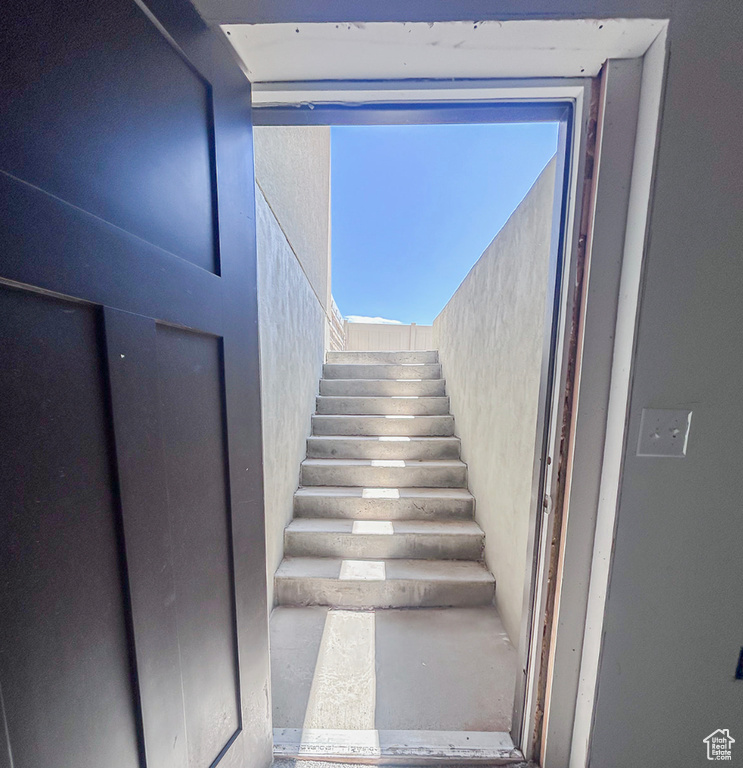 View of stairway