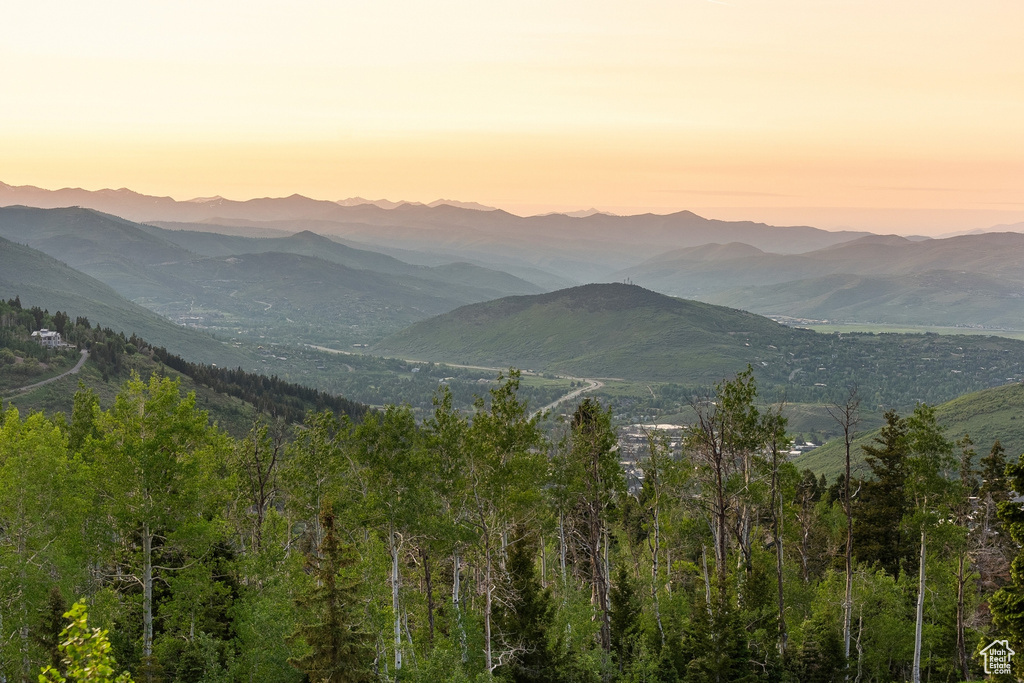 View of mountain background