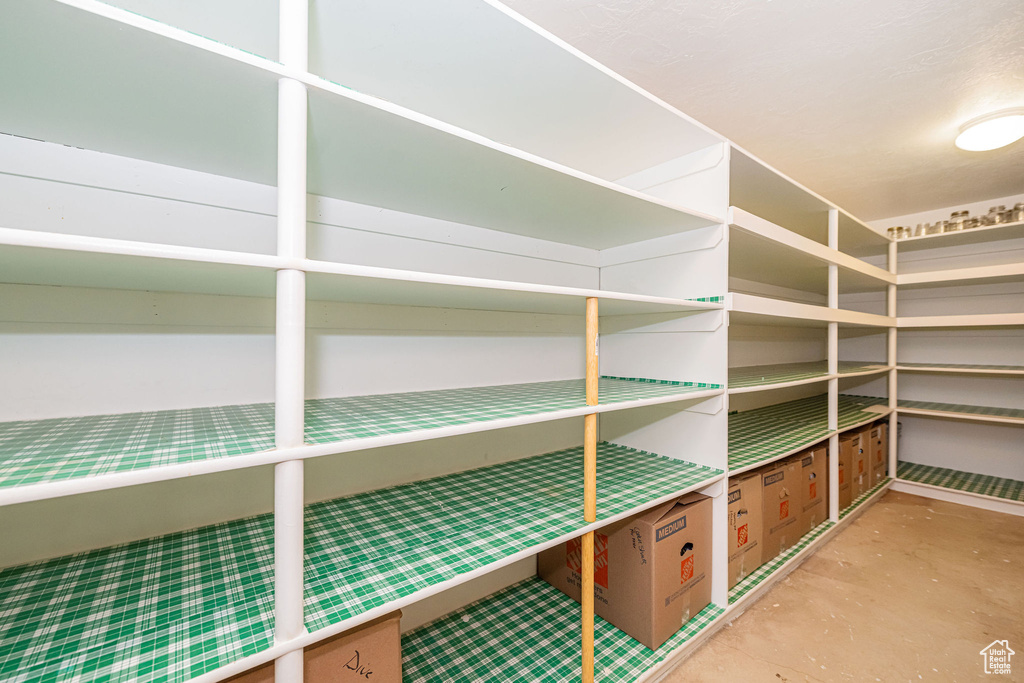 View of storage room