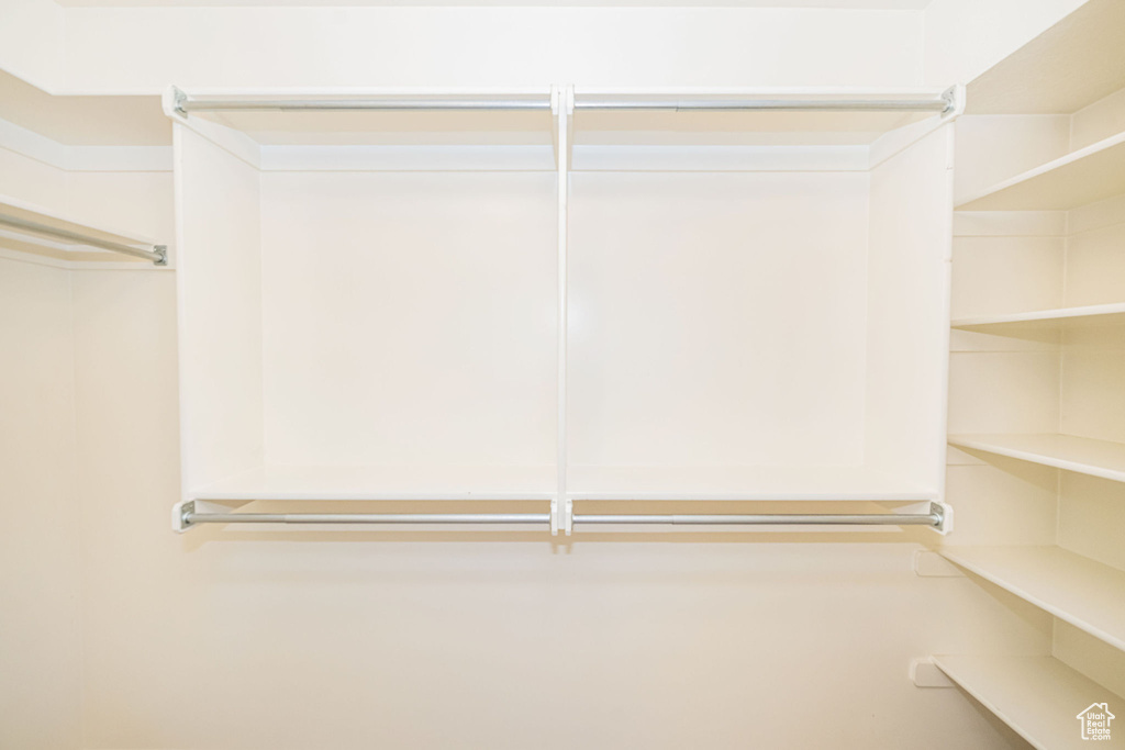 View of spacious closet