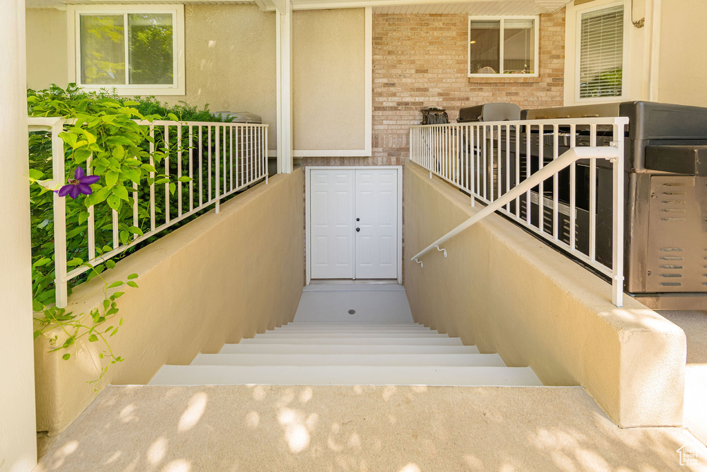 View of stairs