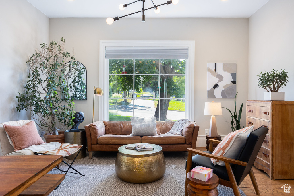 View of living area