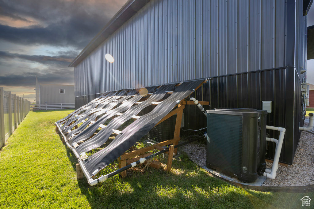 Exterior view of cooling unit