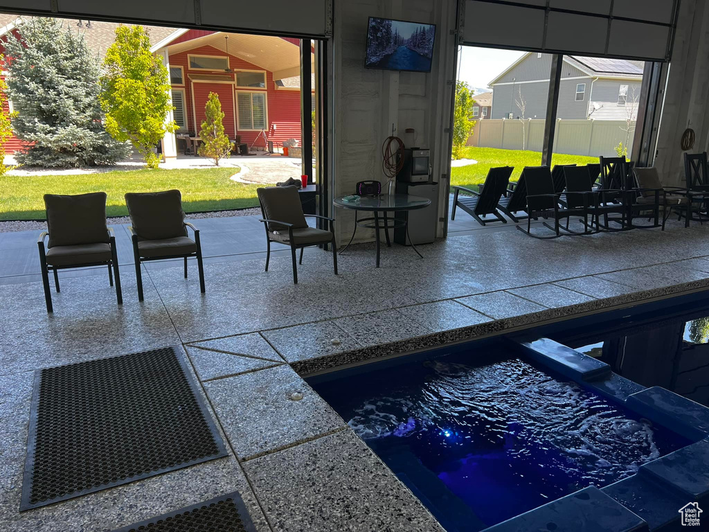 View of patio