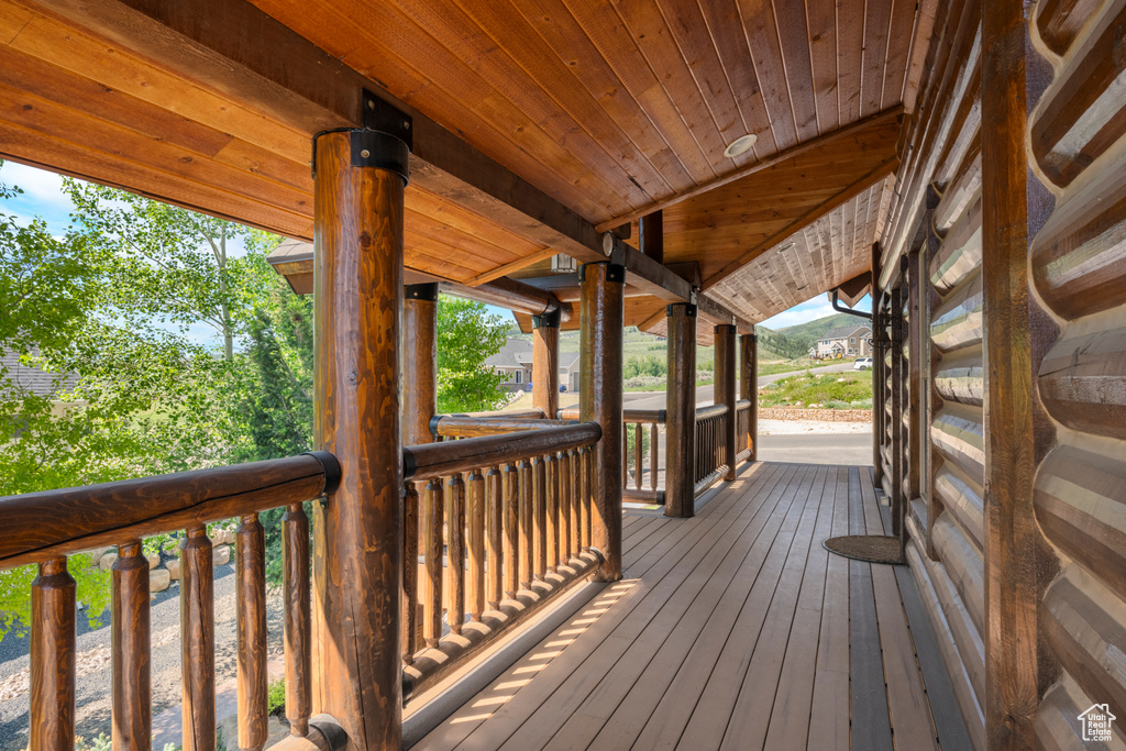 View of porch