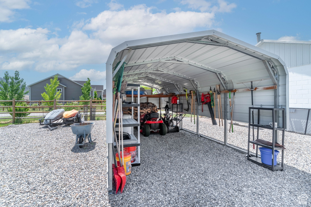 View of car parking