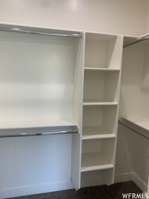 View of spacious closet