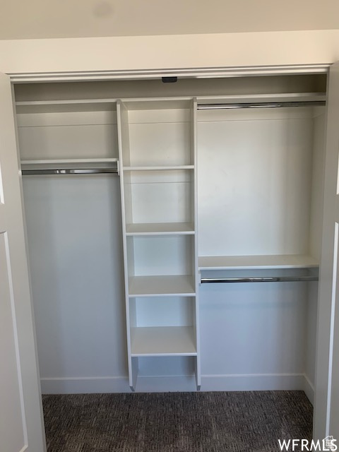 View of closet