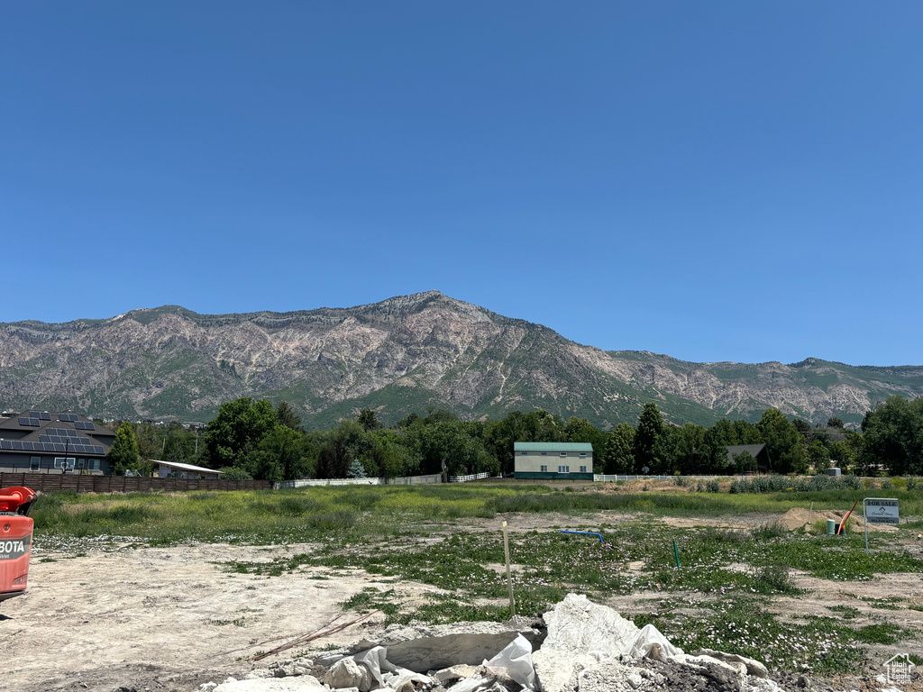 View of mountain background