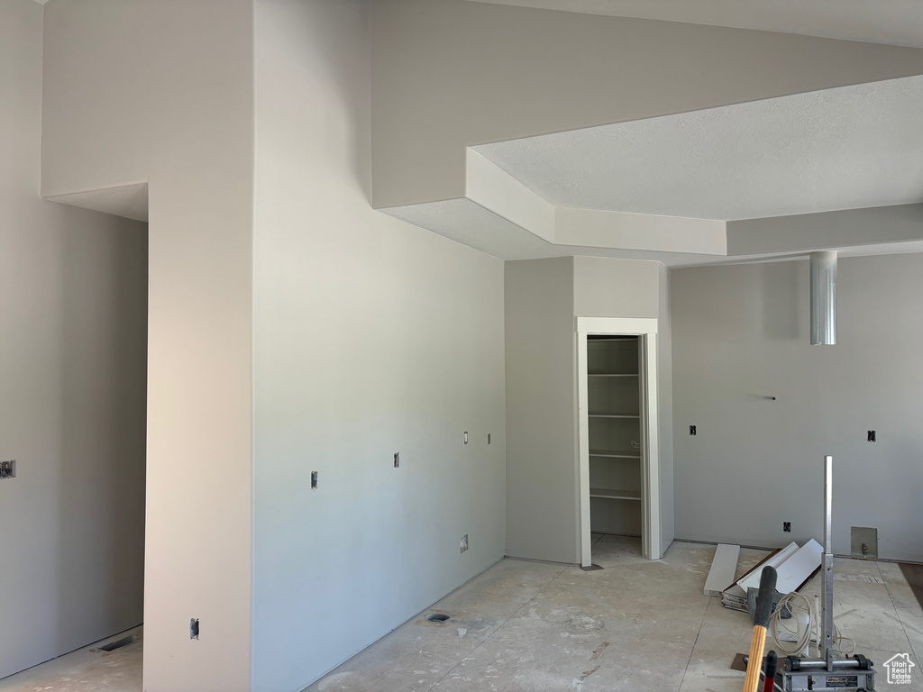 View of laundry area