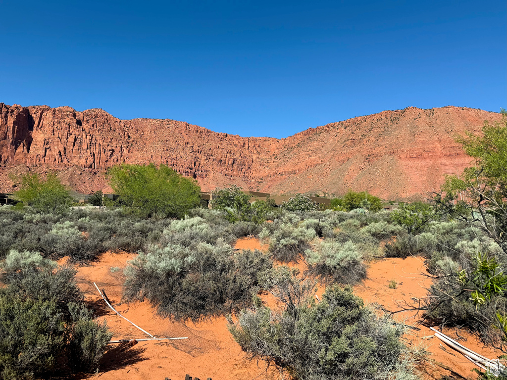 View of mountain background
