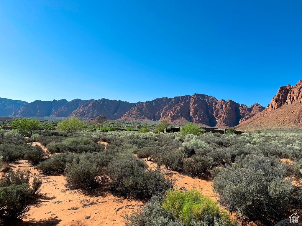 View of mountain backdrop