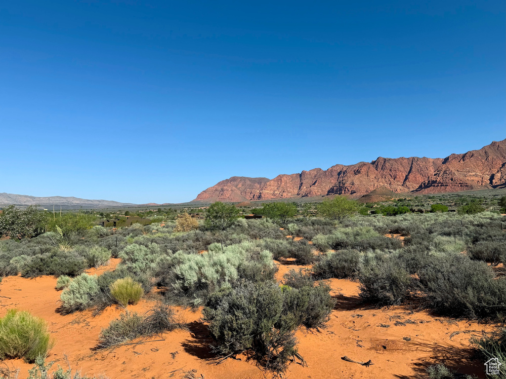 View of mountain backdrop