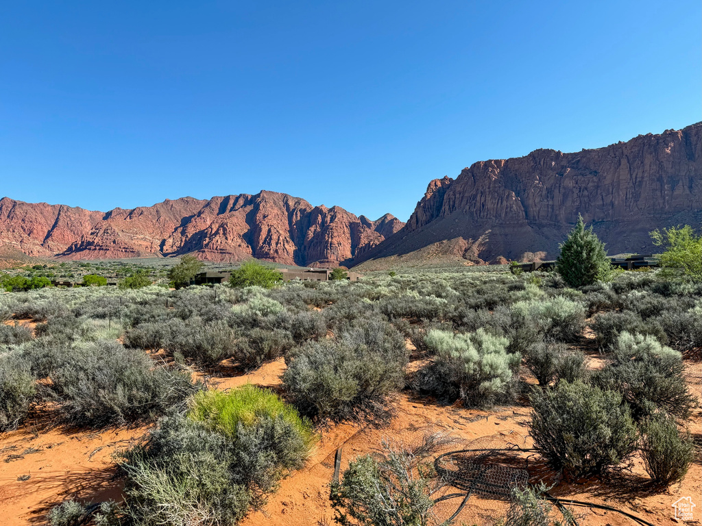 View of mountain backdrop