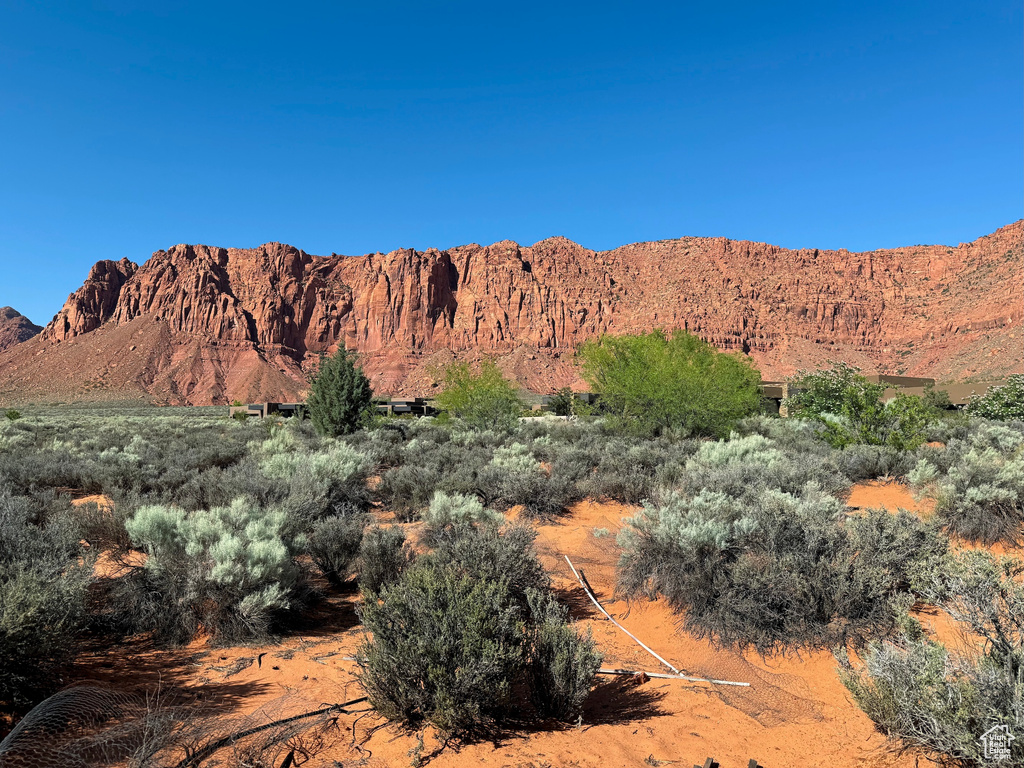 View of mountain background