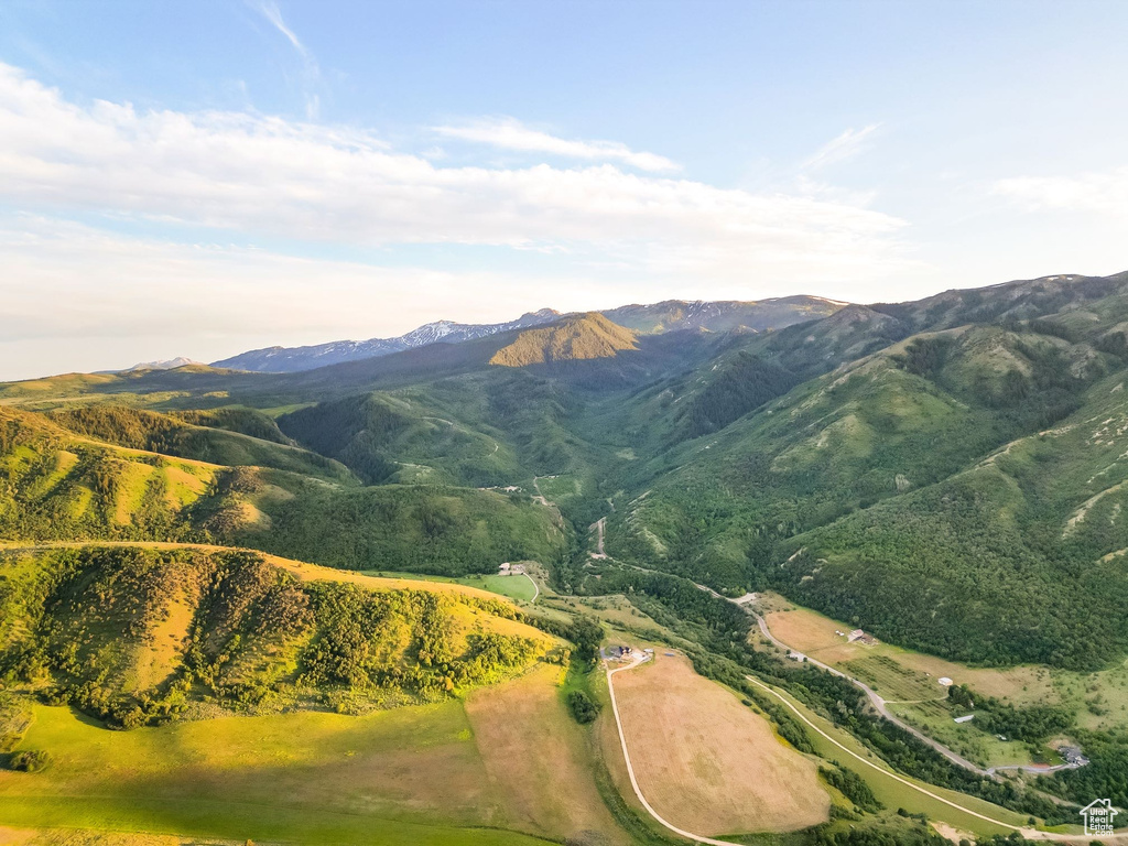View of mountain backdrop