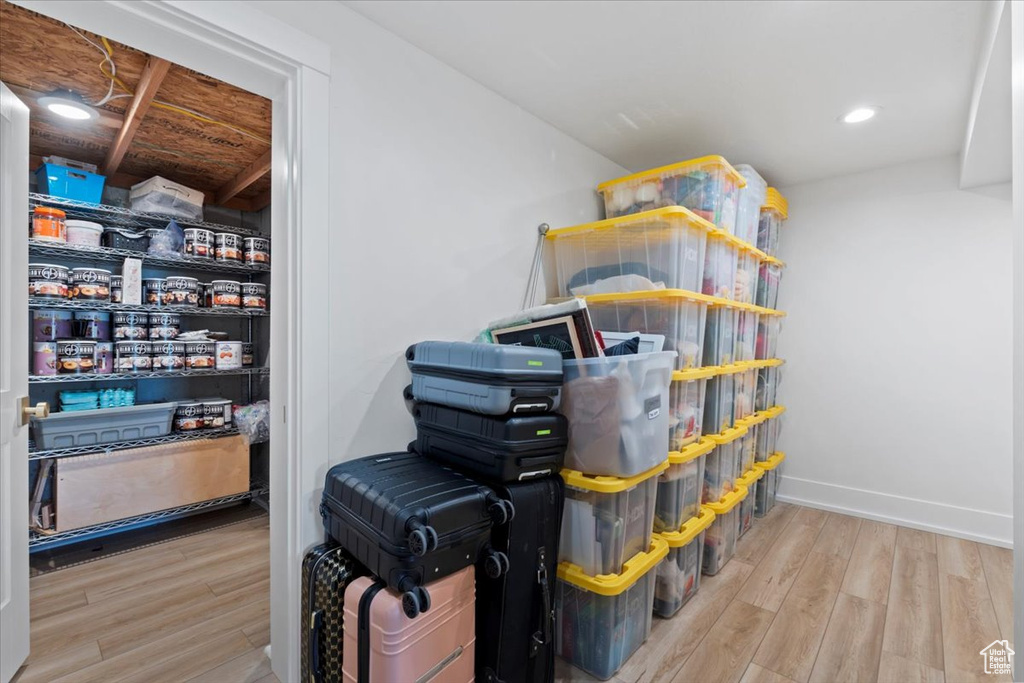 View of storage room
