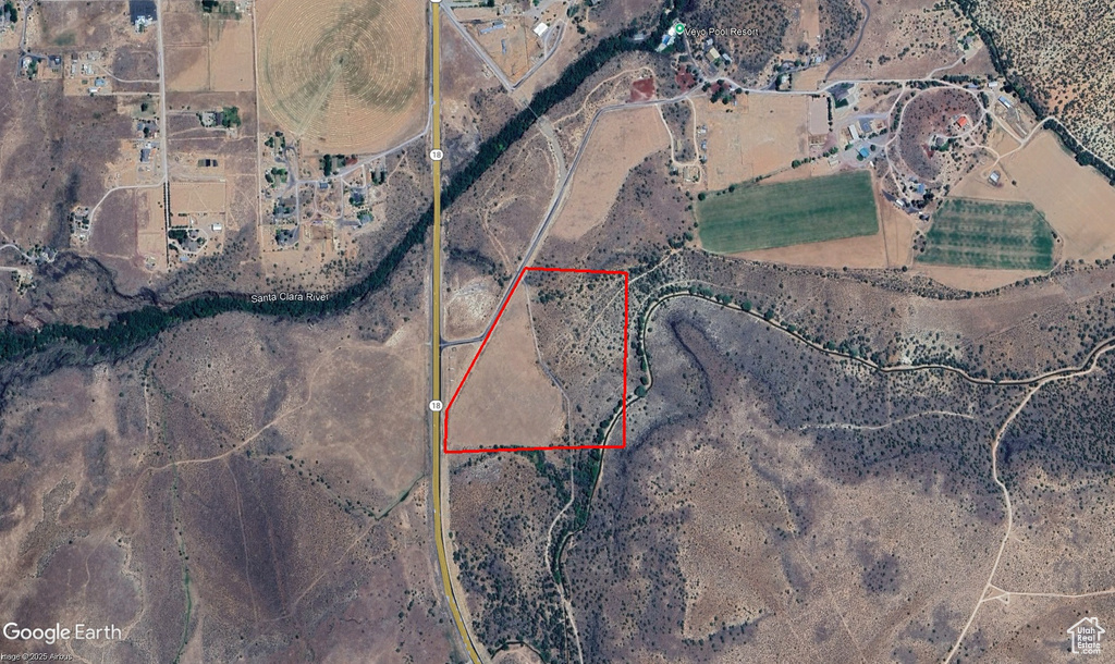 Map / location featuring property parcel outlined