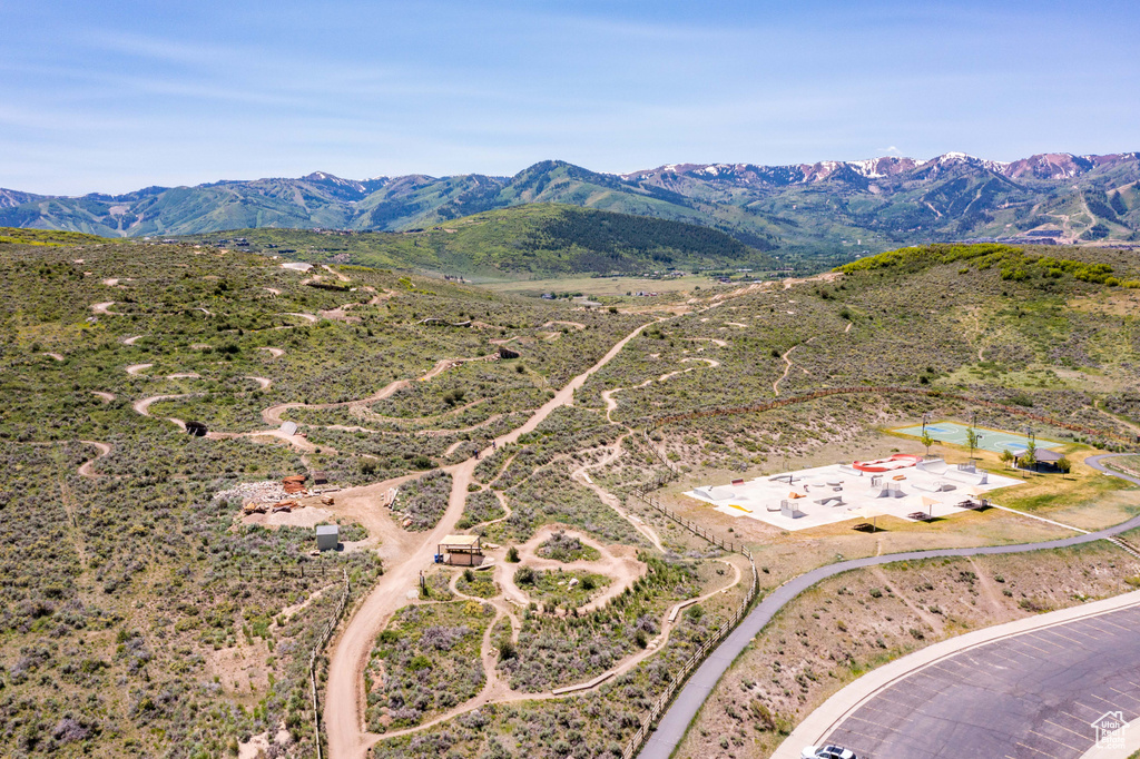 View of rural area featuring a mountain backdrop