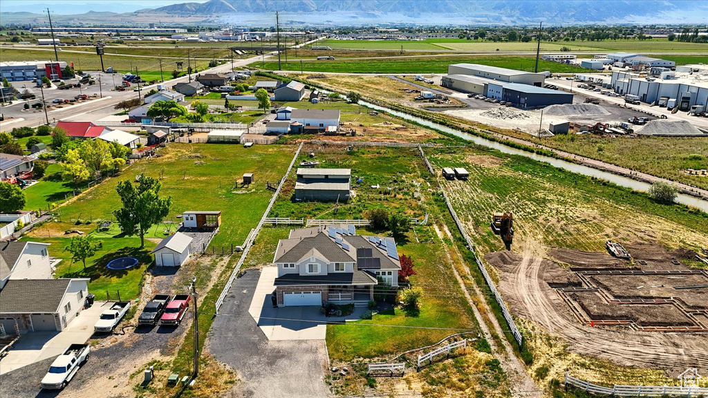 Aerial view of mountains
