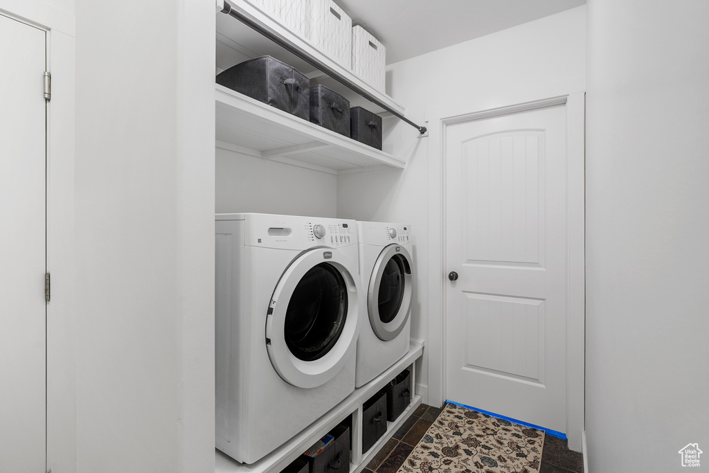 Laundry area with washer and dryer