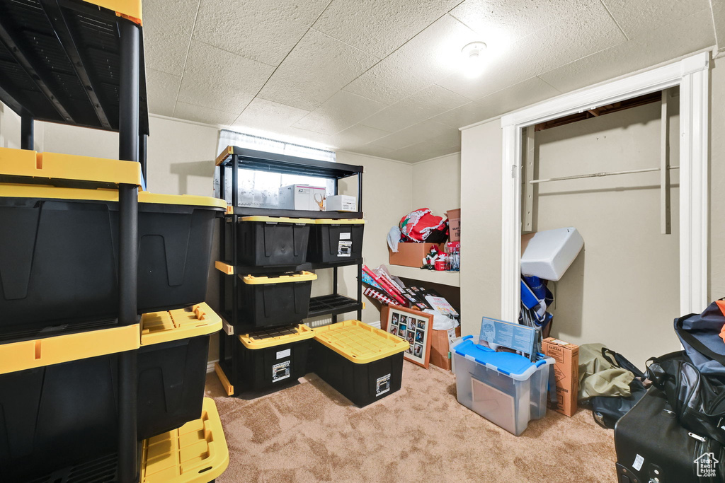 View of storage area