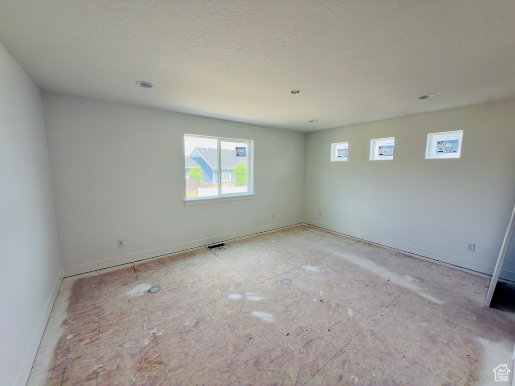 Empty room with baseboards