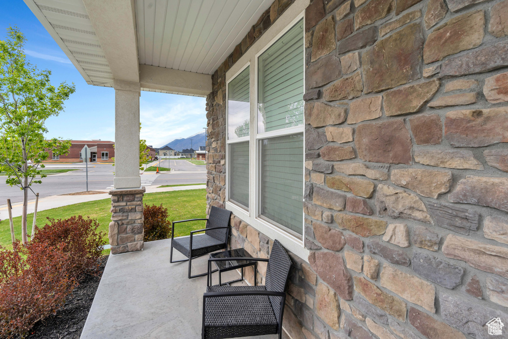 View of porch