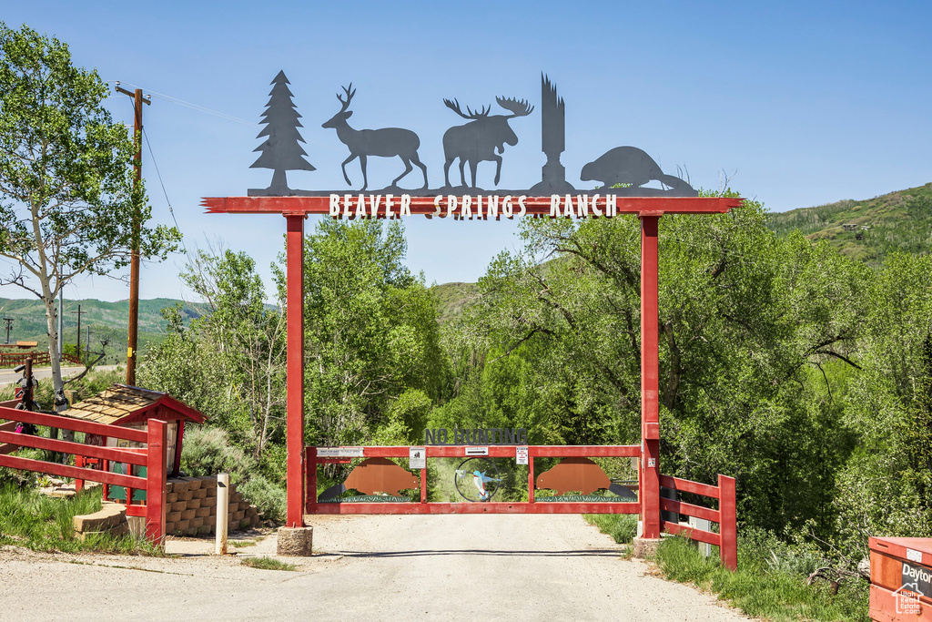 View of gate