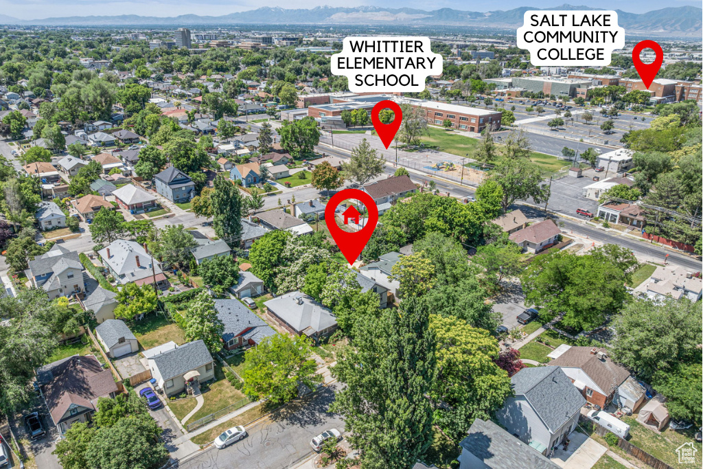 View of property location featuring a mountain backdrop