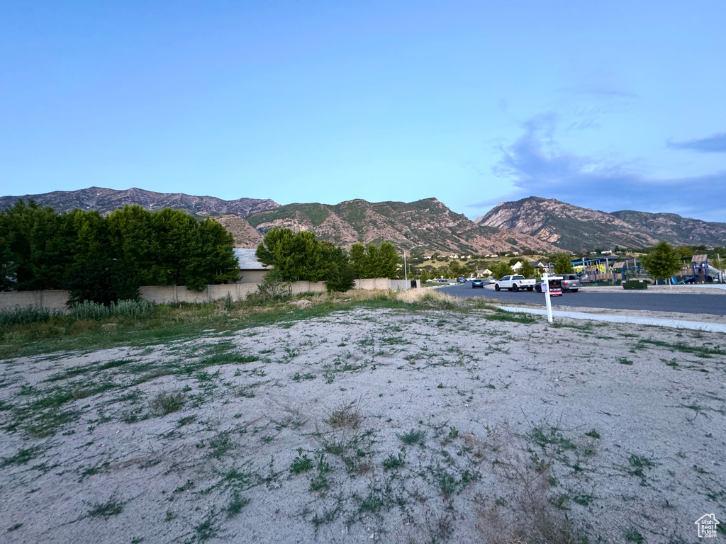 View of mountain background