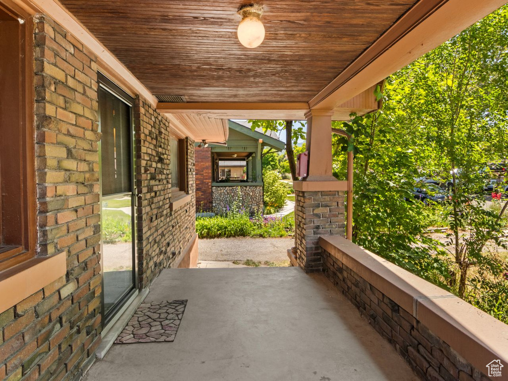 View of porch