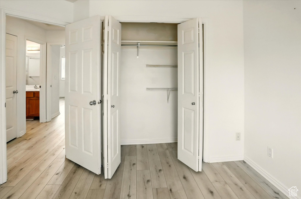 Closet with a sink