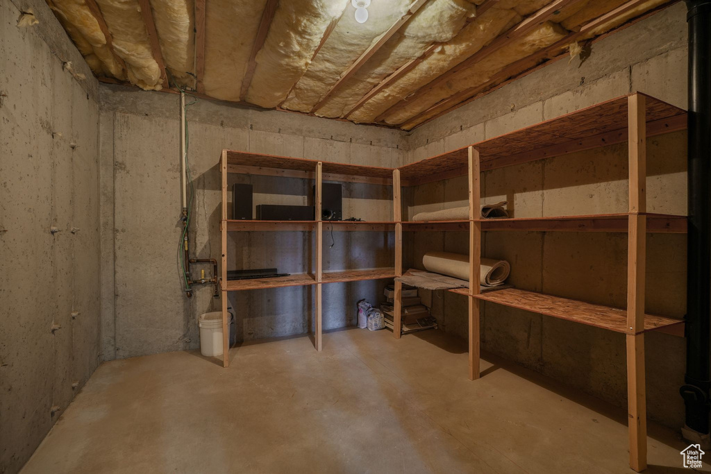 View of storage room