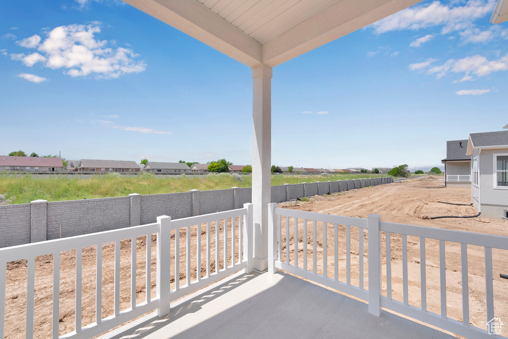 View of patio