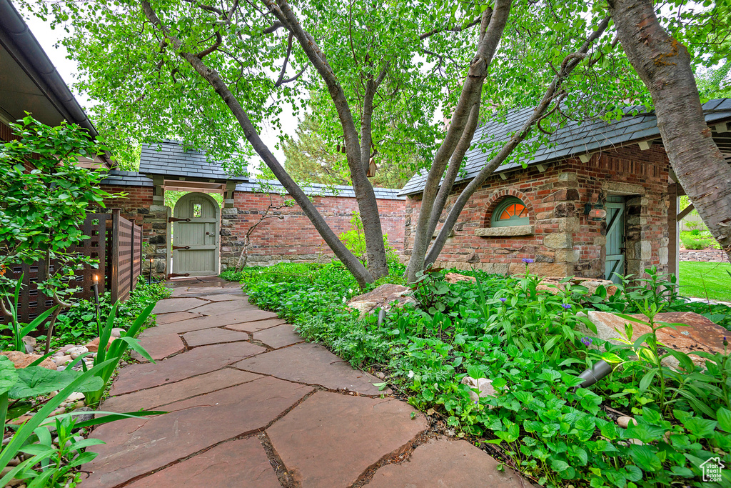 View of patio