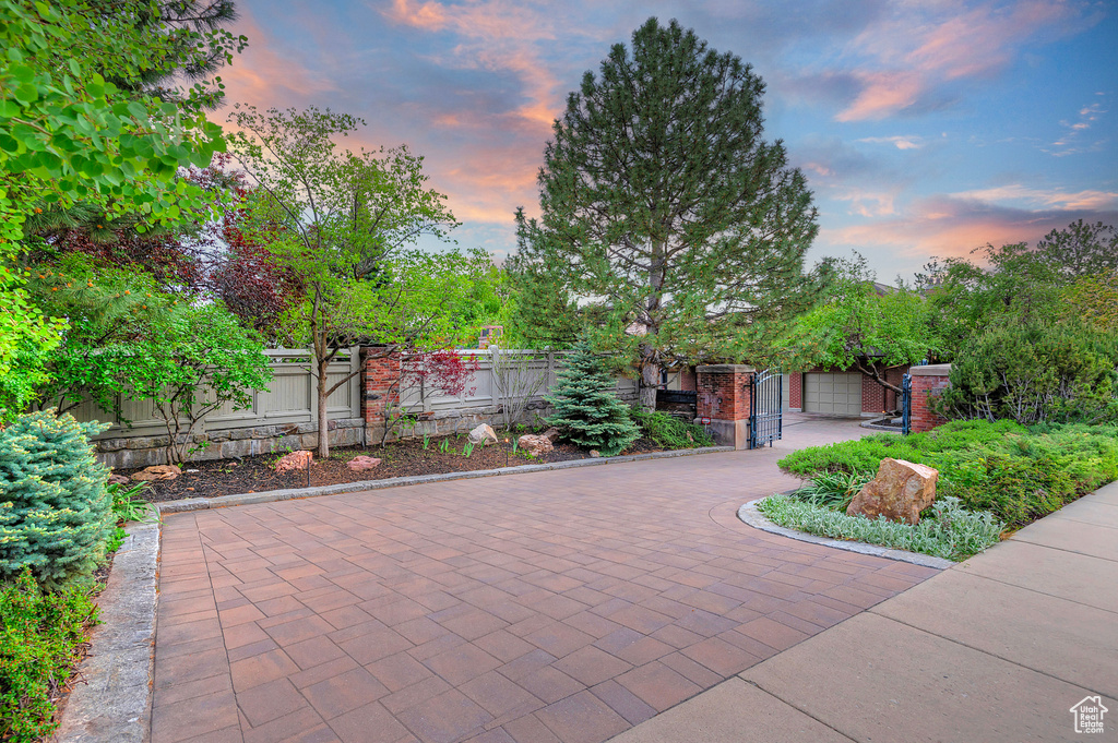 View of property hidden behind natural elements