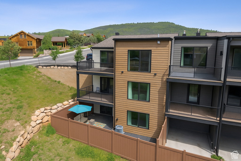 View of property featuring a mountain view