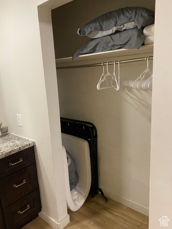 View of closet