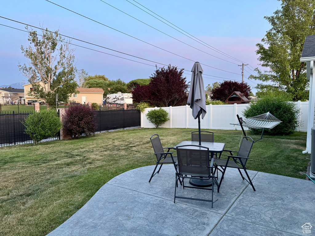 View of patio / terrace featuring outdoor dining area