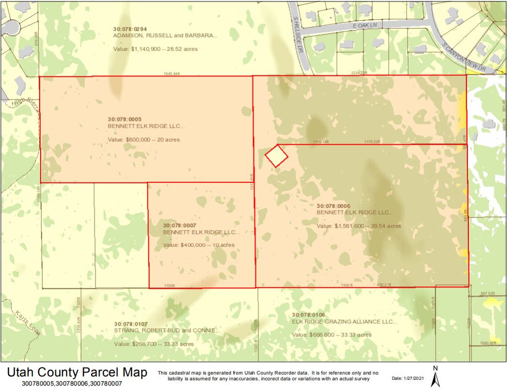 Map / location of property area