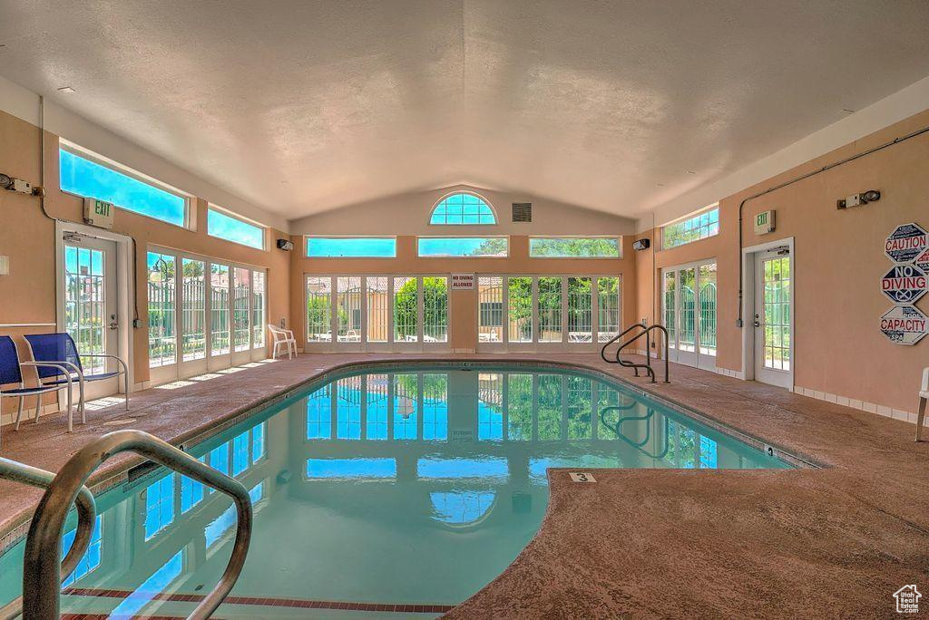 View of indoor pool