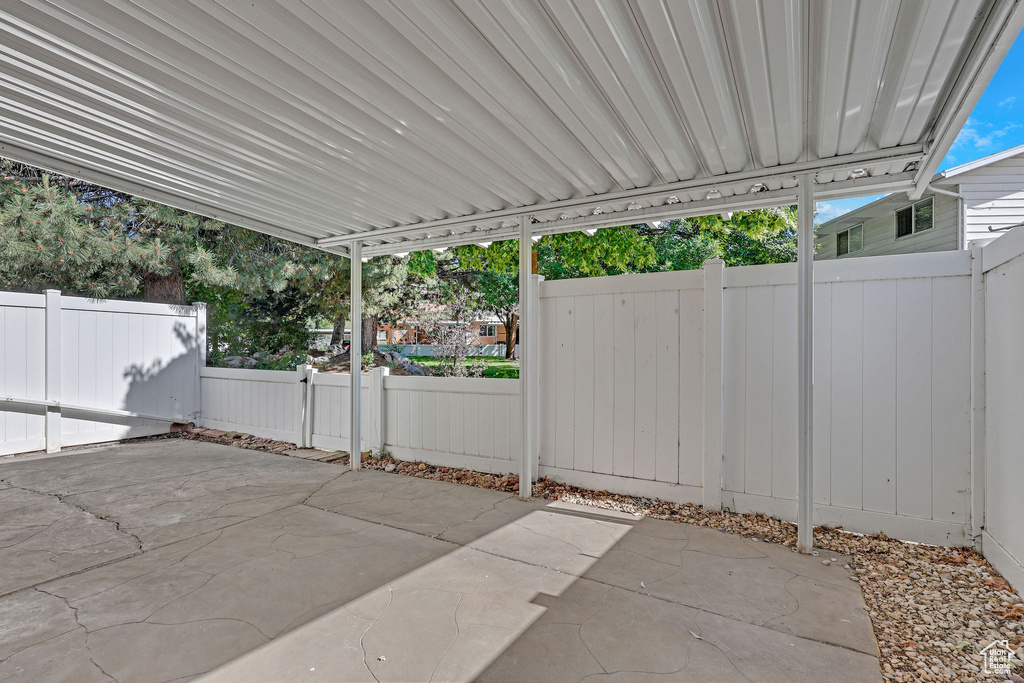 View of patio